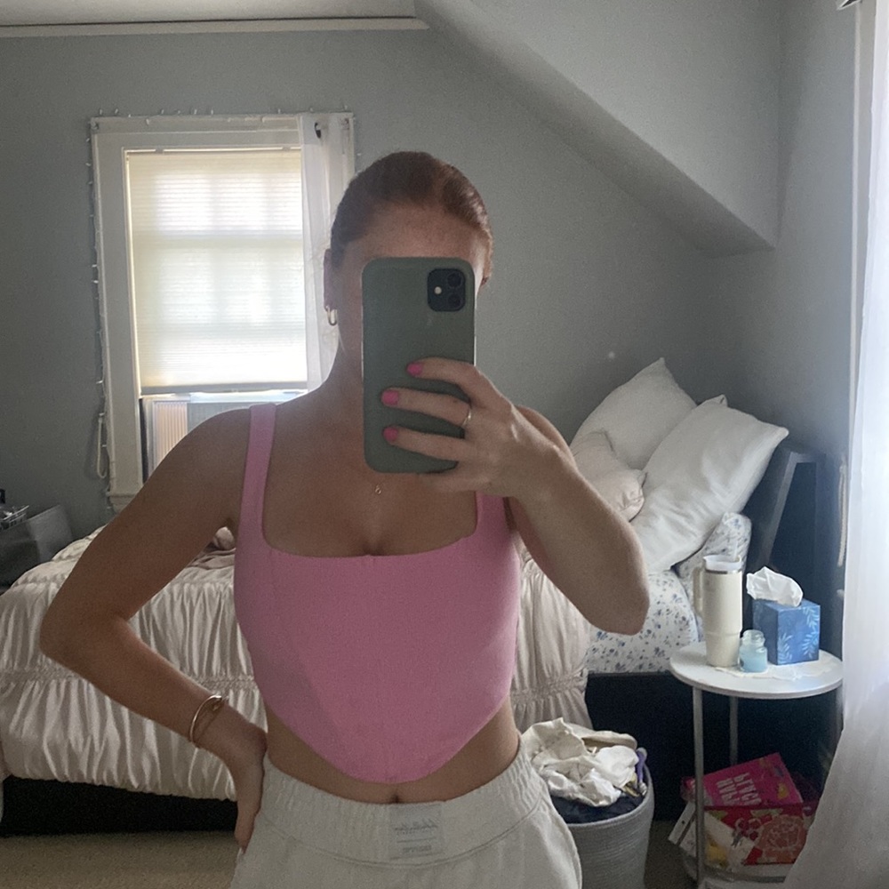 Princess Polly pink corset top